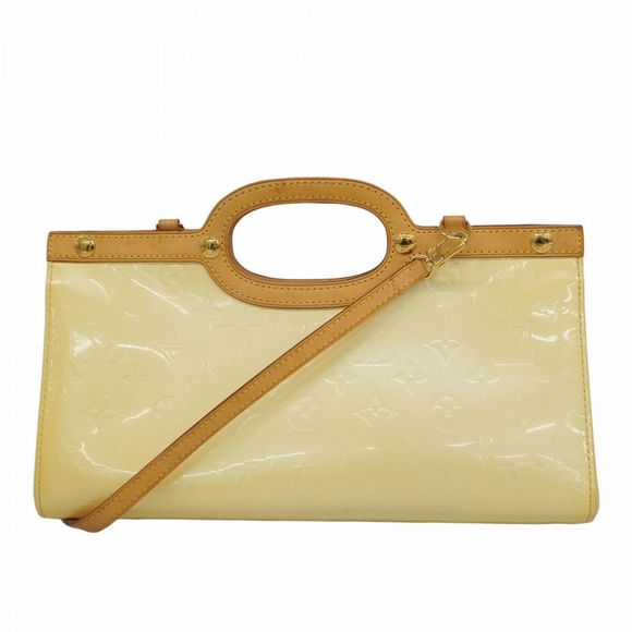 Louis Vuitton Vernis Roxbury Drive Handbag M91374 Perle 2-Way Bag  Women's - Picture 1 of 10